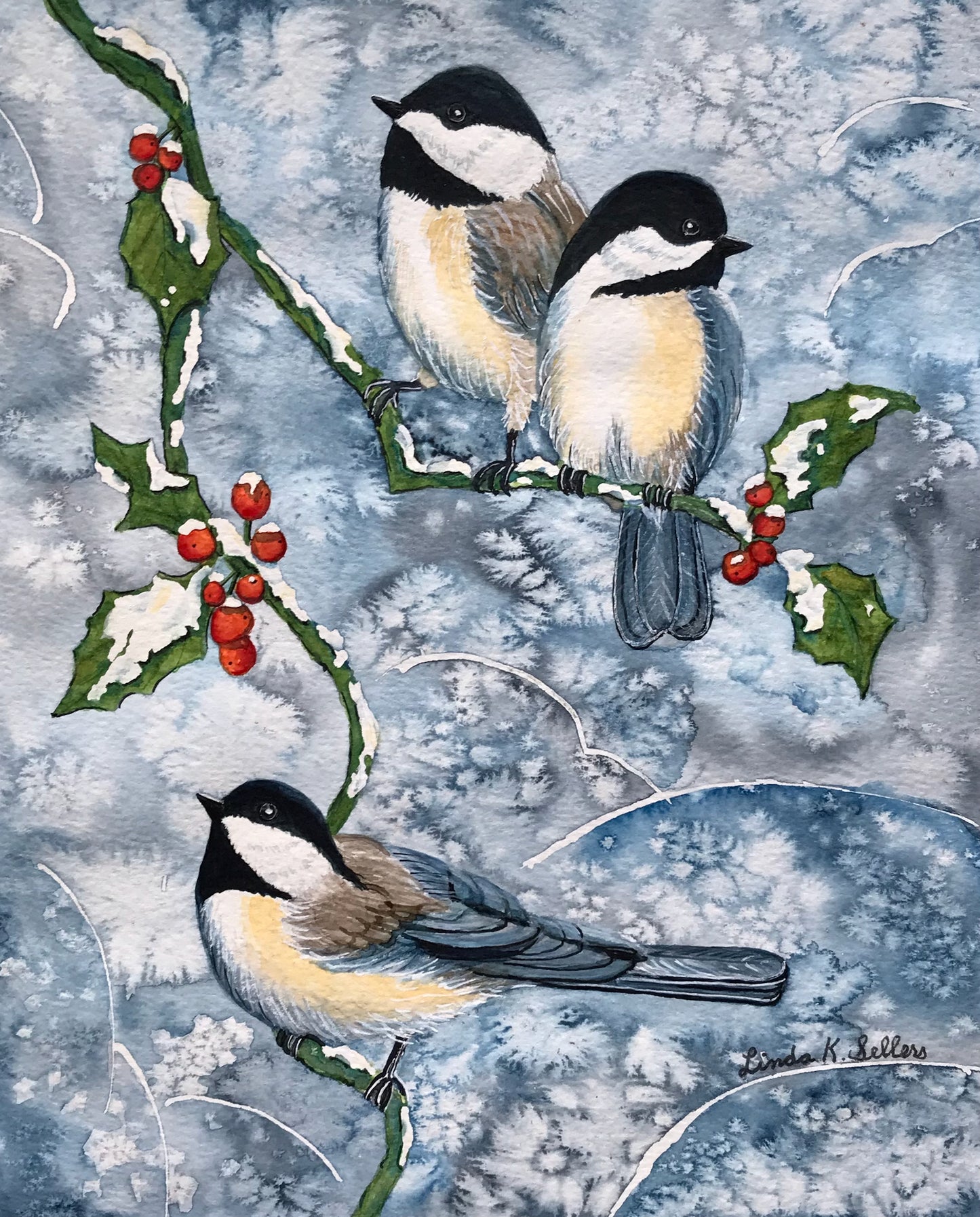 Christmas Chickadees