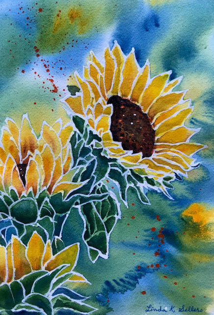 Reaching Sunflowers