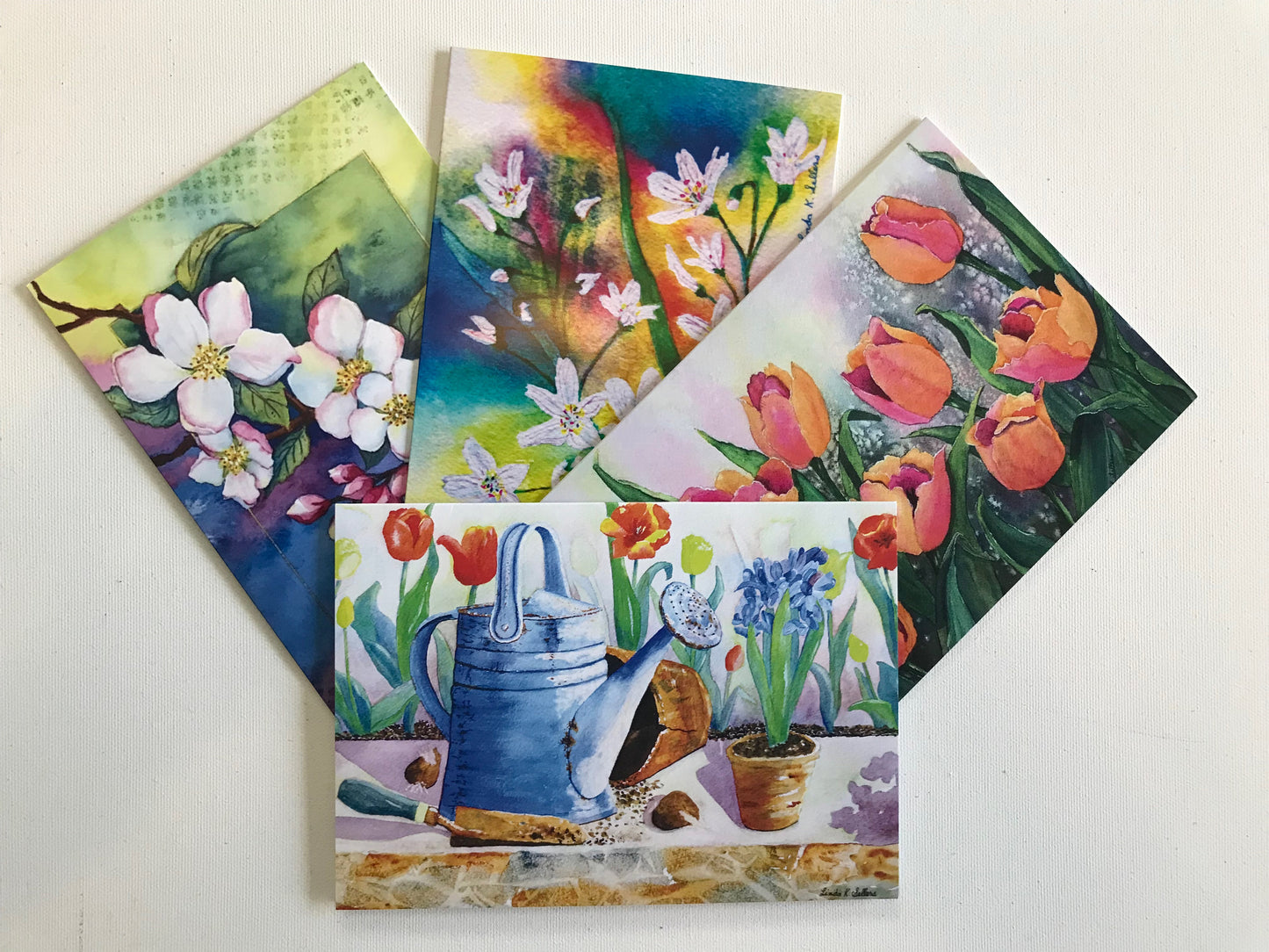 SPRING 4-card set