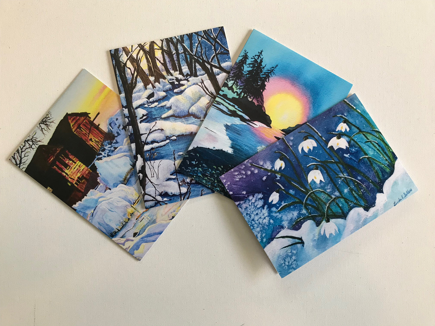 WINTER 4-card set